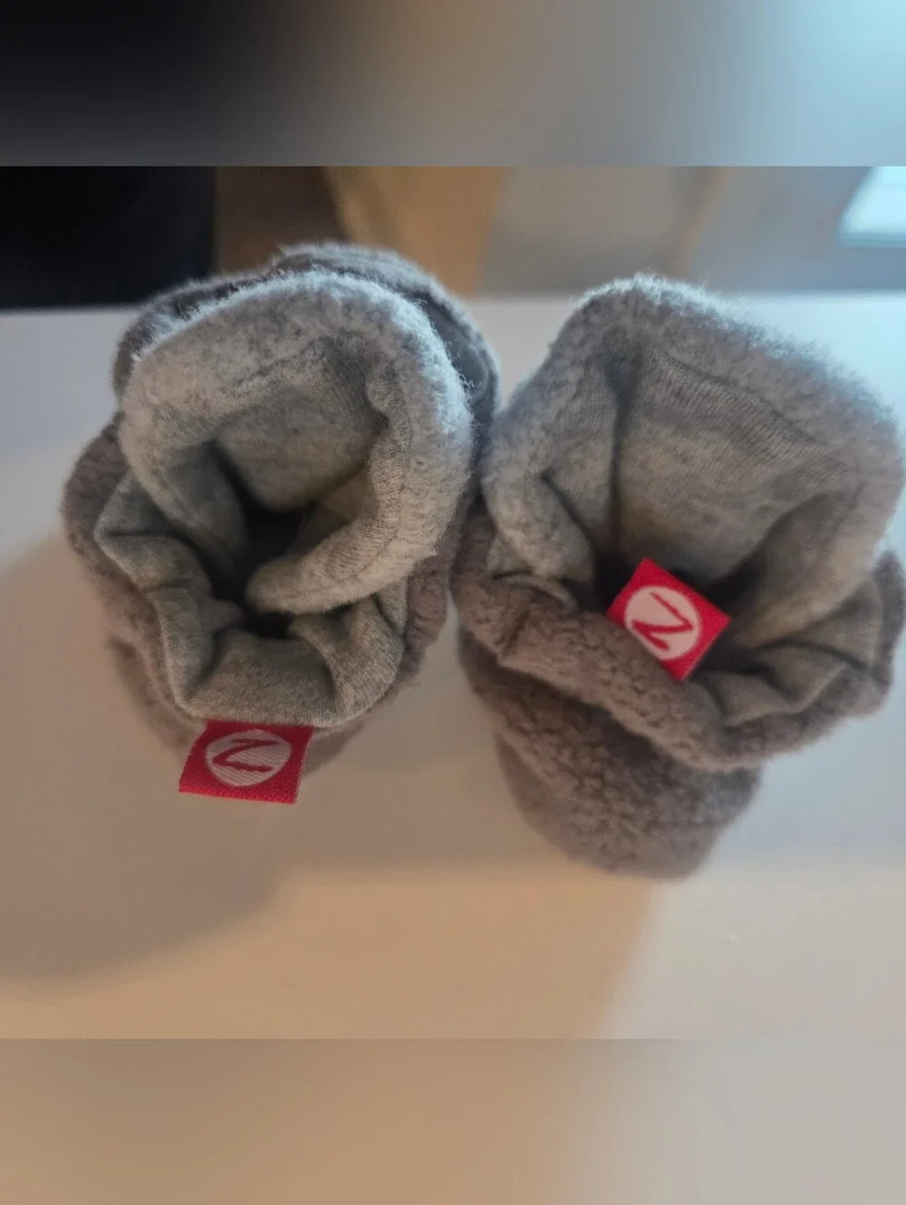 Zutano Cozie Fleece Color Block Gripper Baby Bootie (3month)